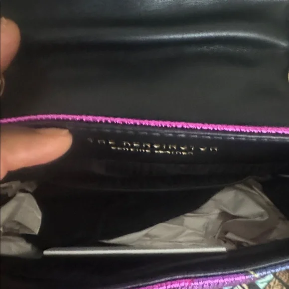 Kurt Geiger Rainbow Quilted Shoulder Bag, Mini - Picture 10 of 17